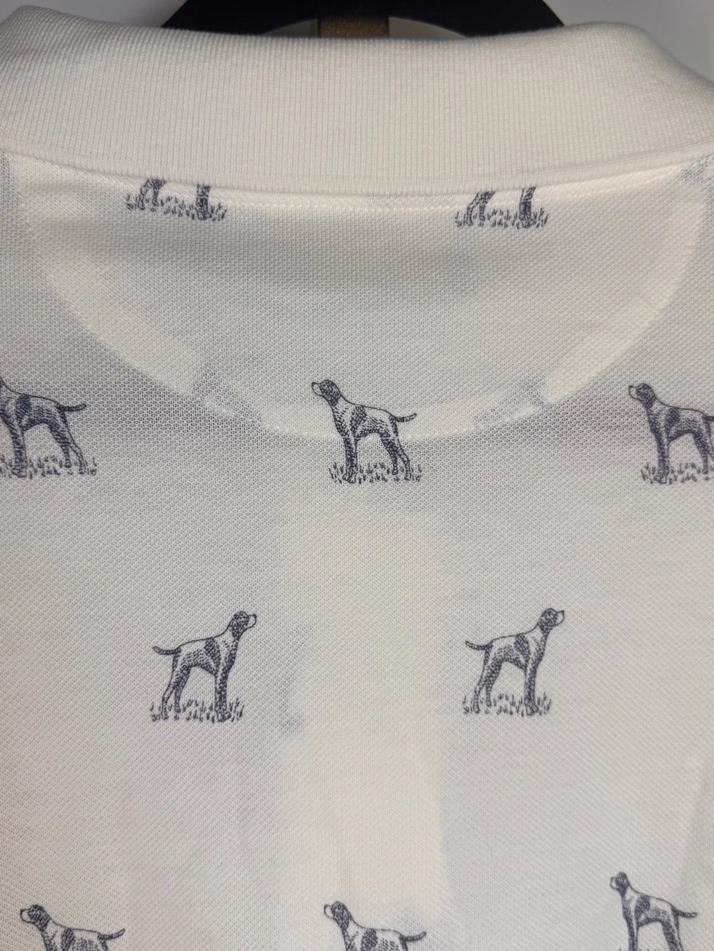 Polo Ralph Lauren Big & Tall Dog-Print Mesh Polo Shirt SZ: 3X